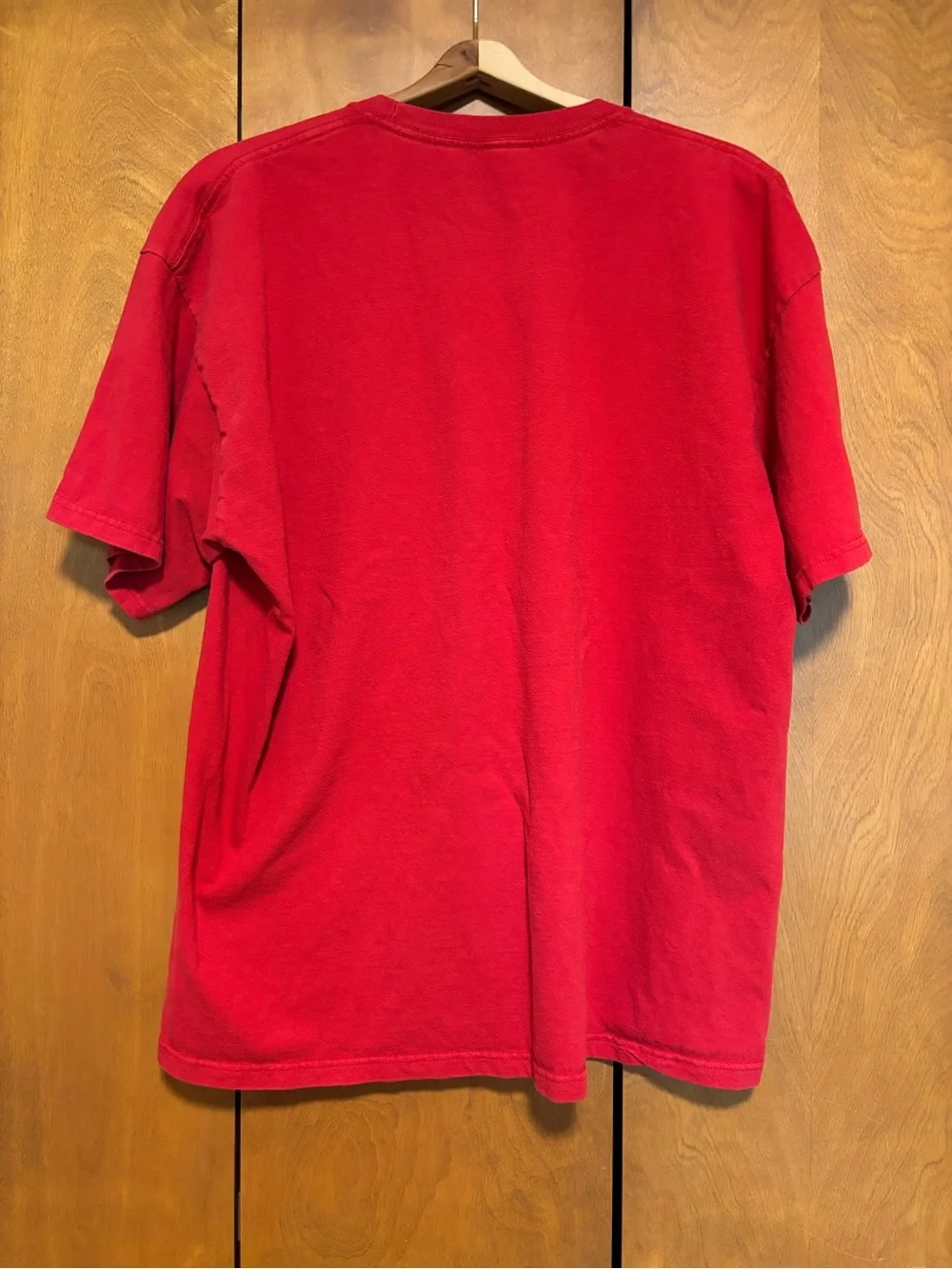Levi's Men's Red Batwing Logo Crewneck T-Shirt - Grunge Skater